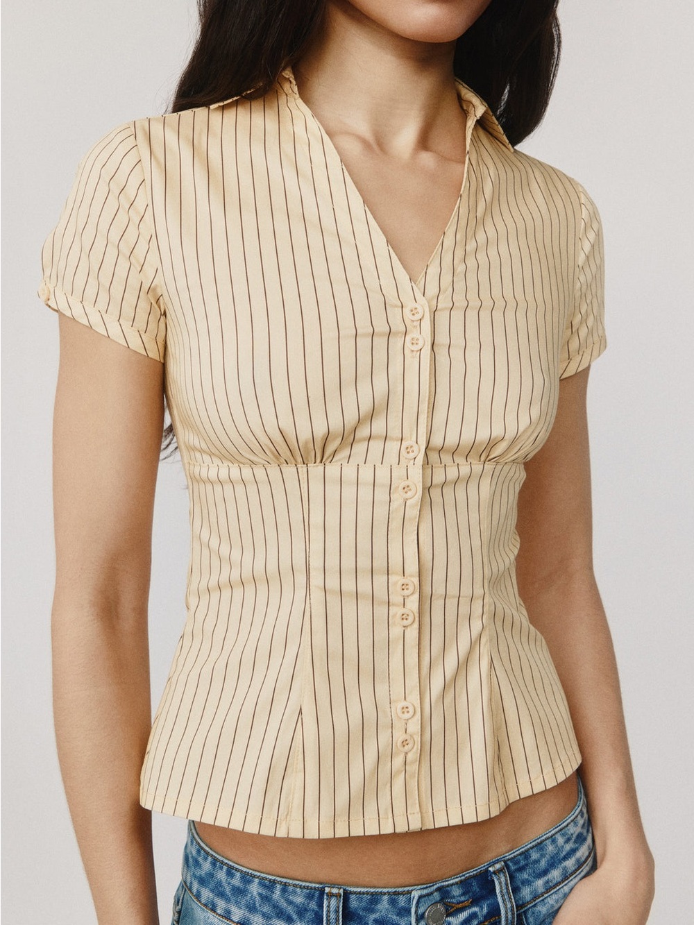 With Jean MIKAYLA TOP | BEIGE